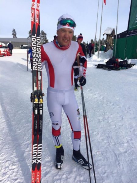 Olav med ski